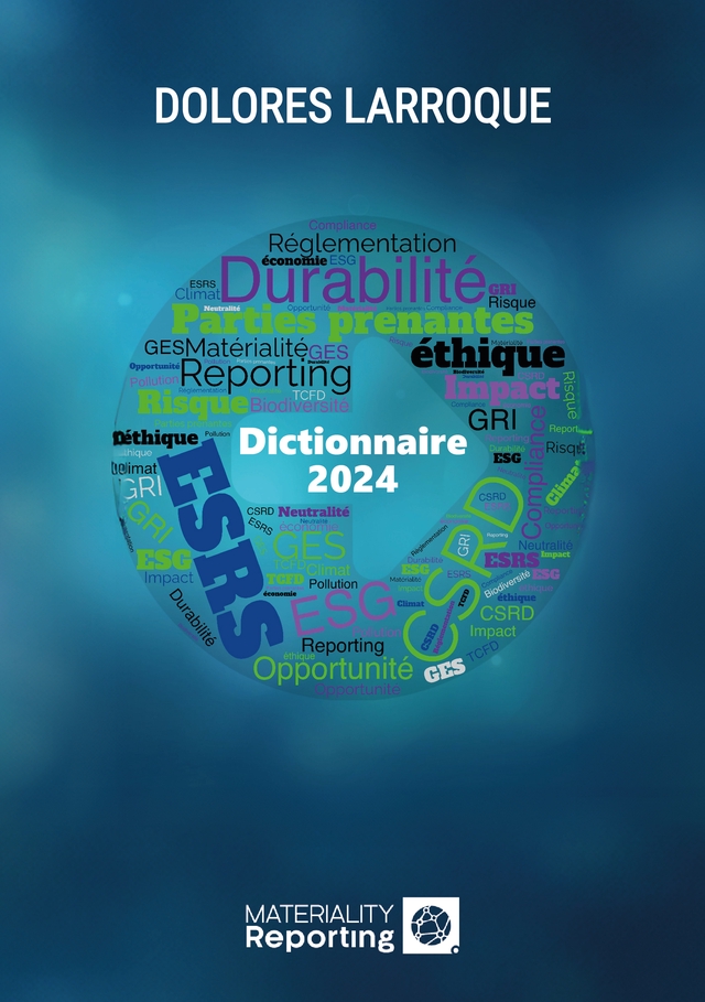 Couverture de Dictionnaire 2024 du reporting de la durabilité
