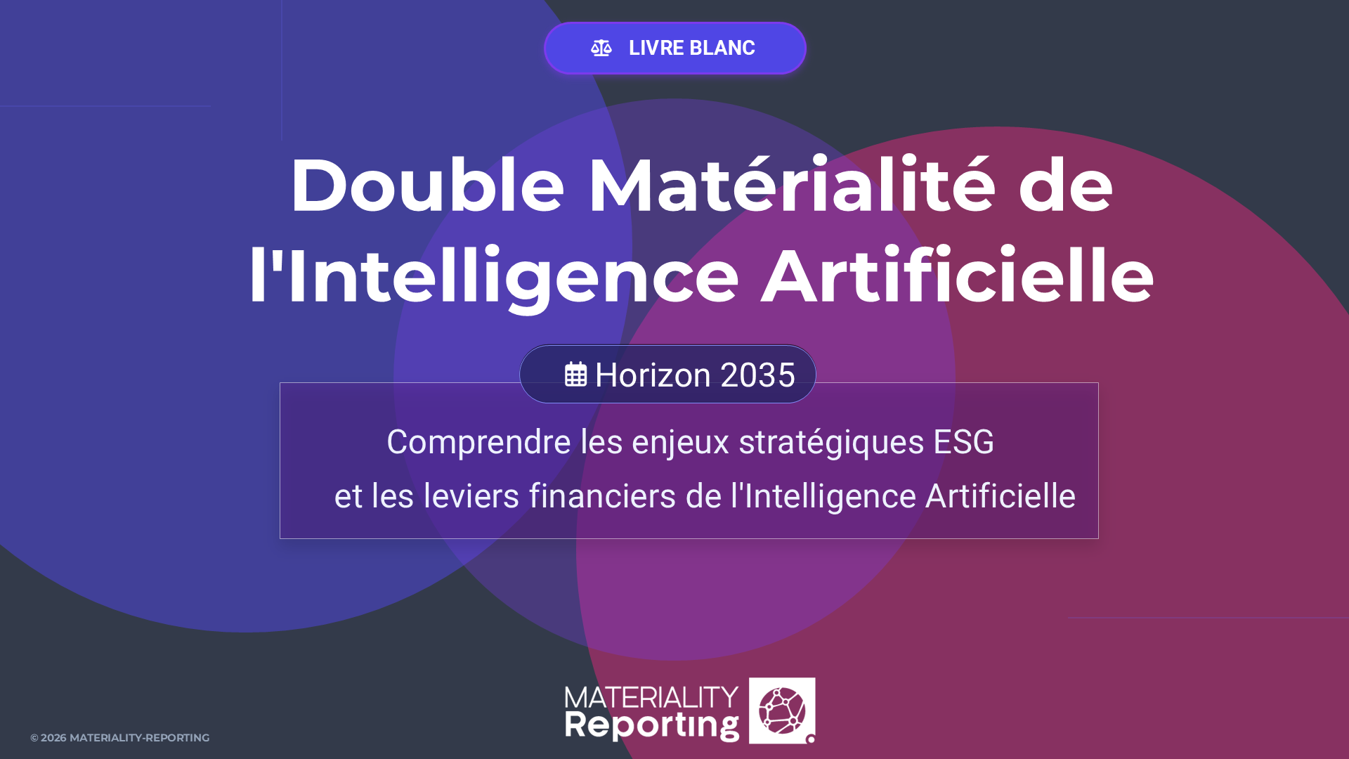 Couverture de Double Matérialité de l'Intelligence Artificielle