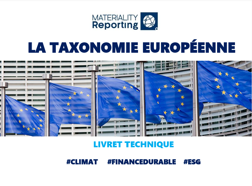 Couverture de La Taxonomie Européenne